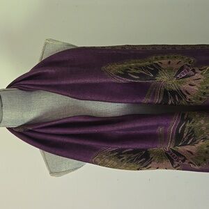 🔥VINTAGE Butterfly Print Shawl Scarf🔥